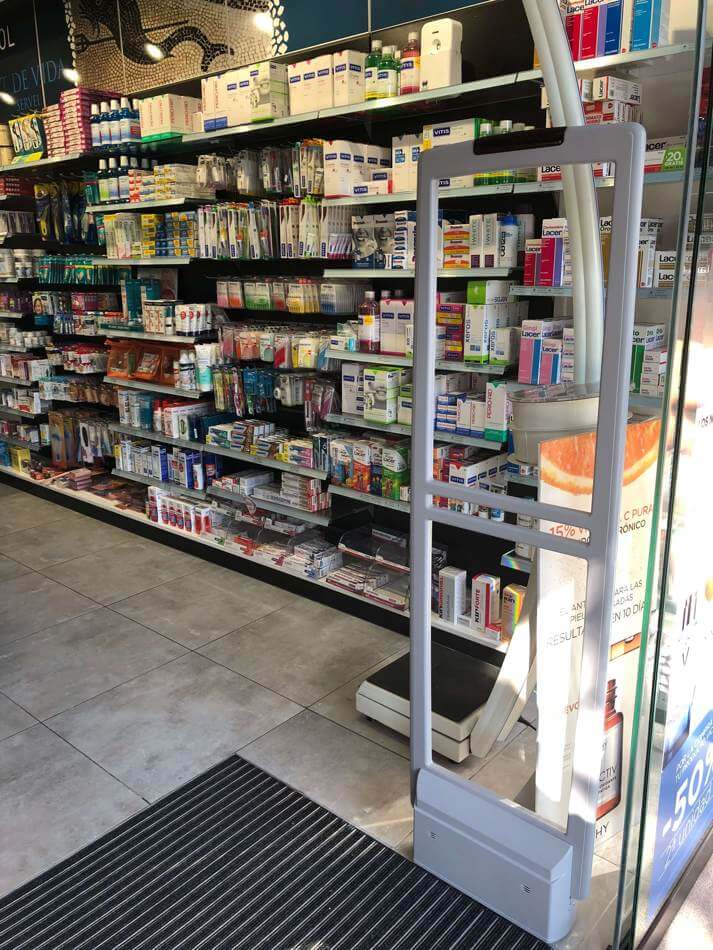 Sistemas antihurtos para farmacias