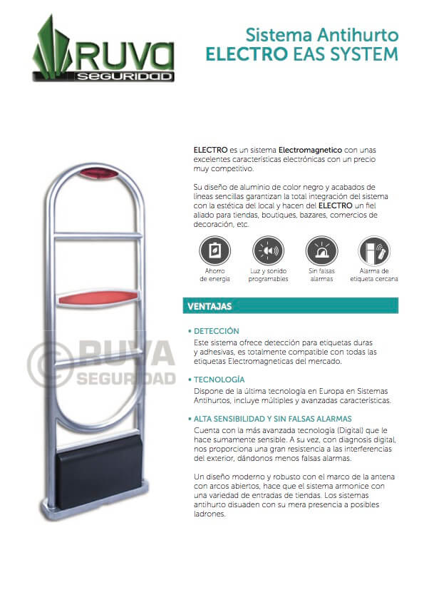 Sistema Antifurt EM model ELECTRO