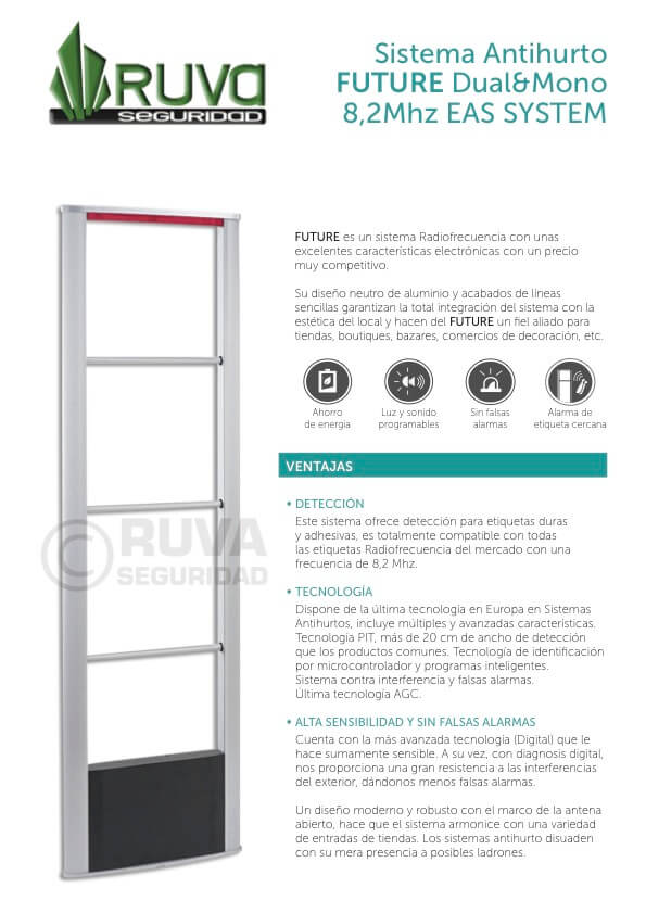 Sistema Antifurt RF model FUTURE