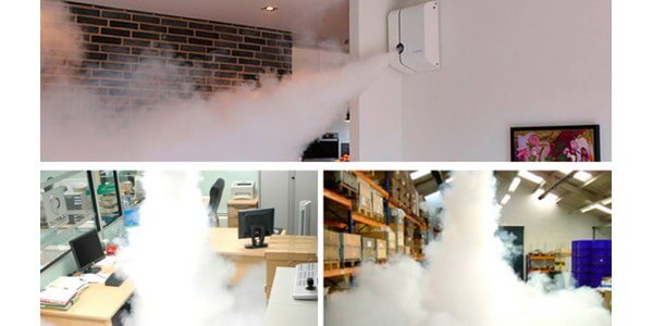 Generador de niebla para proteger tiendas, gasolineras y locales comerciales