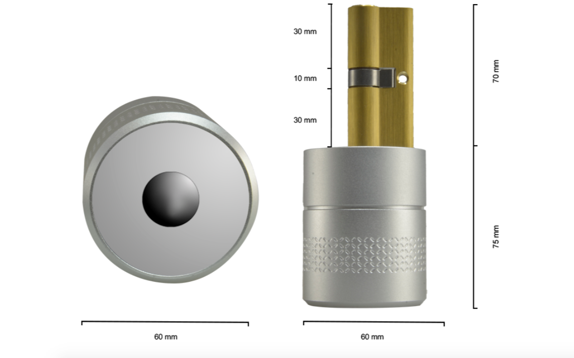 Ruva Seguridad ofrecemos la nueva cerradura inteligente con clindro europeo