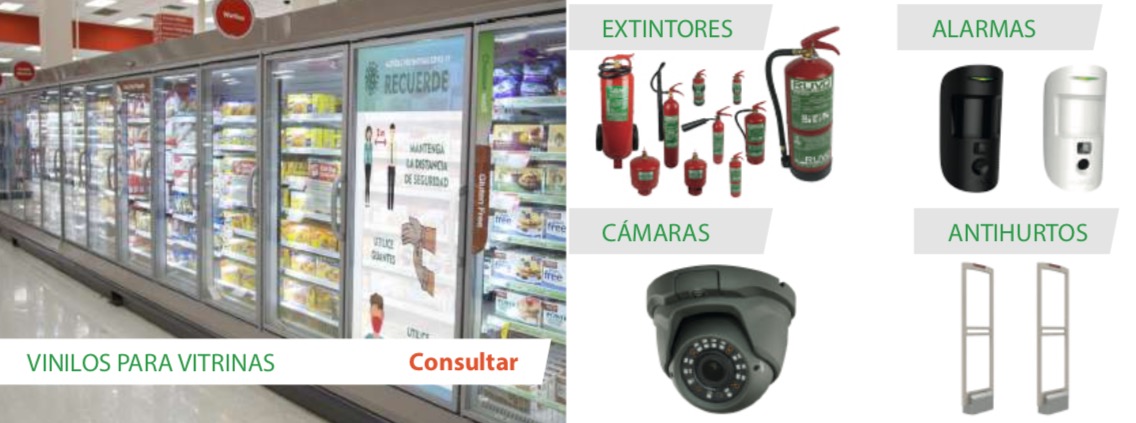 Vinilos - Camaras - Alarmas - Extintores - Antihurtos
