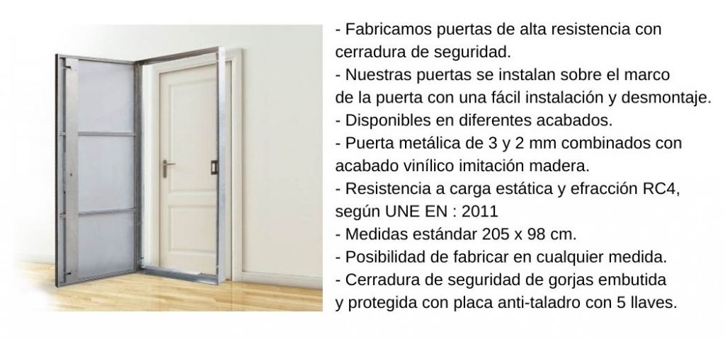 Puertas AntiOkupas de alquiler o venta